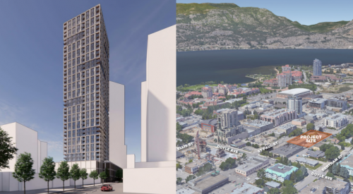 40-storey tower proposed for downtown Kelowna up for review