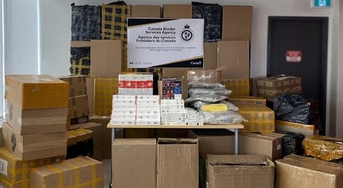 Over 3,800 cartons of illegal cigarettes seized from BC home: CBSA