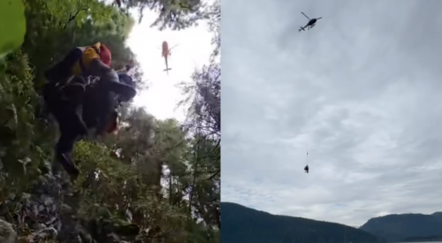 Injured hiker airlifted from West Coast Trail after falling down embankment