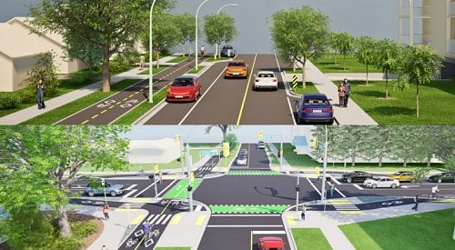 Portion of Bertram Street now closed for months as final stretch of ATC is built